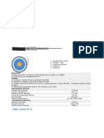 Cable Coaxial RG