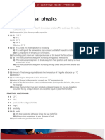 Unit 6 Thermal Physics: Summary Questions