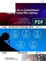 Preparing for CyberAttacks: Playing Cyber War Games to Test Defenses