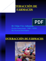 Interacción de Fármacos FMH Ulco 2013-I