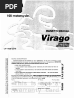 Download Yamaha Virago 535 XV535 - Owners manual english by Alexis Monroy Leone SN52919655 doc pdf