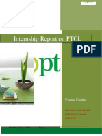 Internship Report PTCL Marketing