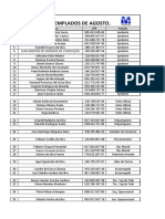 Funcionarios contemplados agosto