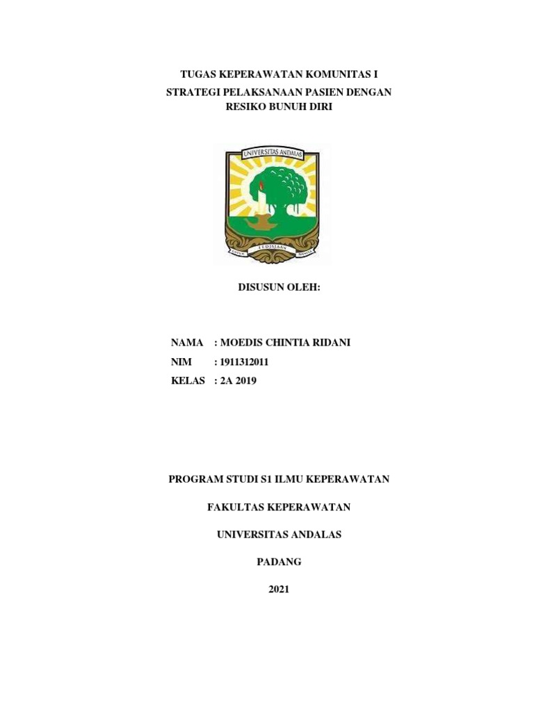 SP Resiko Bunuh Diri | PDF