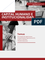Capital Humano e Institucionalidad