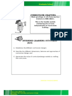 Curriculum Design Models and Approaches