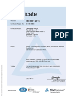 ISO 9001 Main Certificate