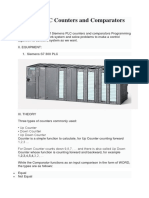 Siemens PLC Counters and Comparators Logic