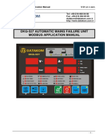 Dkg-527 Automatic Mains Failure Unit Modbus Application Manual