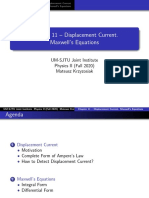 s-20ph11 - Displacement Current Maxwell's Equations