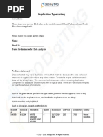 Duplication_Typecasting-Problem statement 