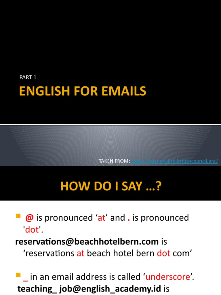 English For Mails Part 1 Exercises Direct Method Activities Teacher ...