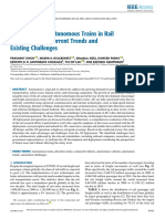 Deployment of Autonomous Trains in Rail Transportation Current Trends and Existing Challenges