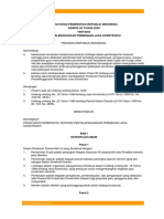 PP - NO - 30 - 2000 TTG Penyelenggaraan Pembinaan Jasa Konstruksi