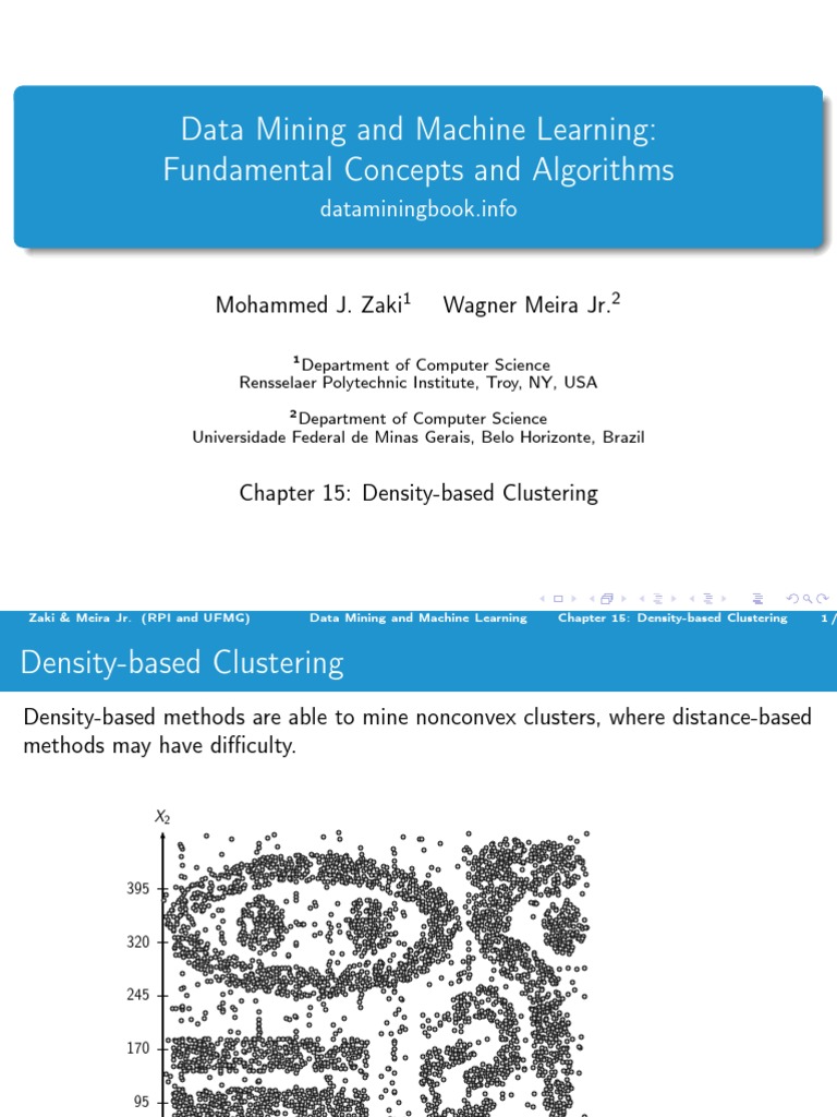 Data Mining and Machine Learning: Fundamental Concepts and Algorithms ...