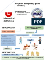 PLAN SANITARIO (Pollo de Engorde y Gallina Ponedora)