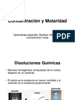 Concentración y Molaridad