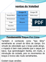 Fundamentos Grupo II Voleibol