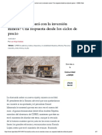 ¿El Royalty Acabará Con La Inversión Minera - Una Respuesta Desde Los Ciclos de Precio - CIPER Chile