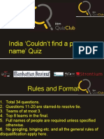 India Couldn't Find A Punny Name' Quiz