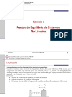 EE354 - Ejercicio 1 - Puntos de Equilibrio