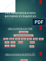 Tax Administration/ Reforms in Pakistan: Fazal Amin Shah