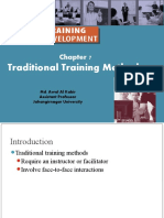 CHP 7 Traditional Training Methods