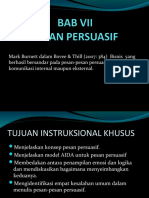 Minggu 9 Bab VII Penulisan Pesan Persuasif 1