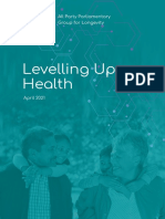 Levelling Up Health: All Party Parliamentary Group For Longevity