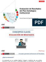 CEPLAN. PPT Evaluación de Resultados Del PEI 2020