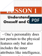 Understanding Oneself and Others