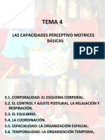 TEMA 4. Capacidades Perceptivo Motrices