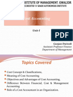 Cost Accounting Cost Accounting: Unit-I