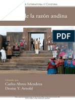 Critica de La Razon Andina Critique of A