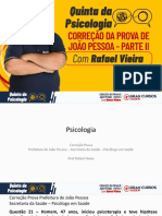 Quinta Da Psicologia - Correcao Prova Joao Pessoa - II - Rafael Vieira