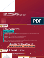 Sosialisasi Nilai Ambang Batas PPPK Guru Dan JF