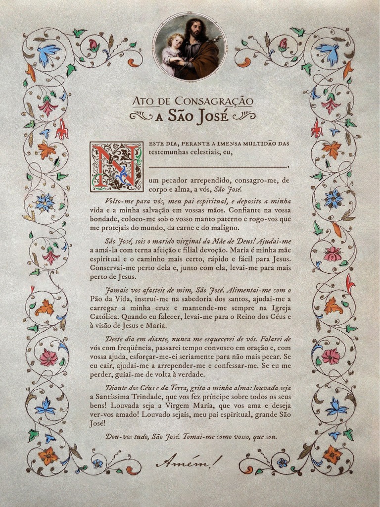 Ato de Consagração A São José | PDF