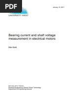 Bearing Current and Shaft Voltage Measurement in Electrical Motors