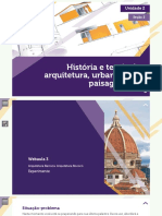 U2S3 - AVA Slide WebAula - História e Teoria Da Arquitetura, Urbanismo e Paisagismo II