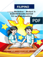 Fil8 Q1 Mod3-Karunungang Bayan-Uri NG Paghahambing - PDF 14pages