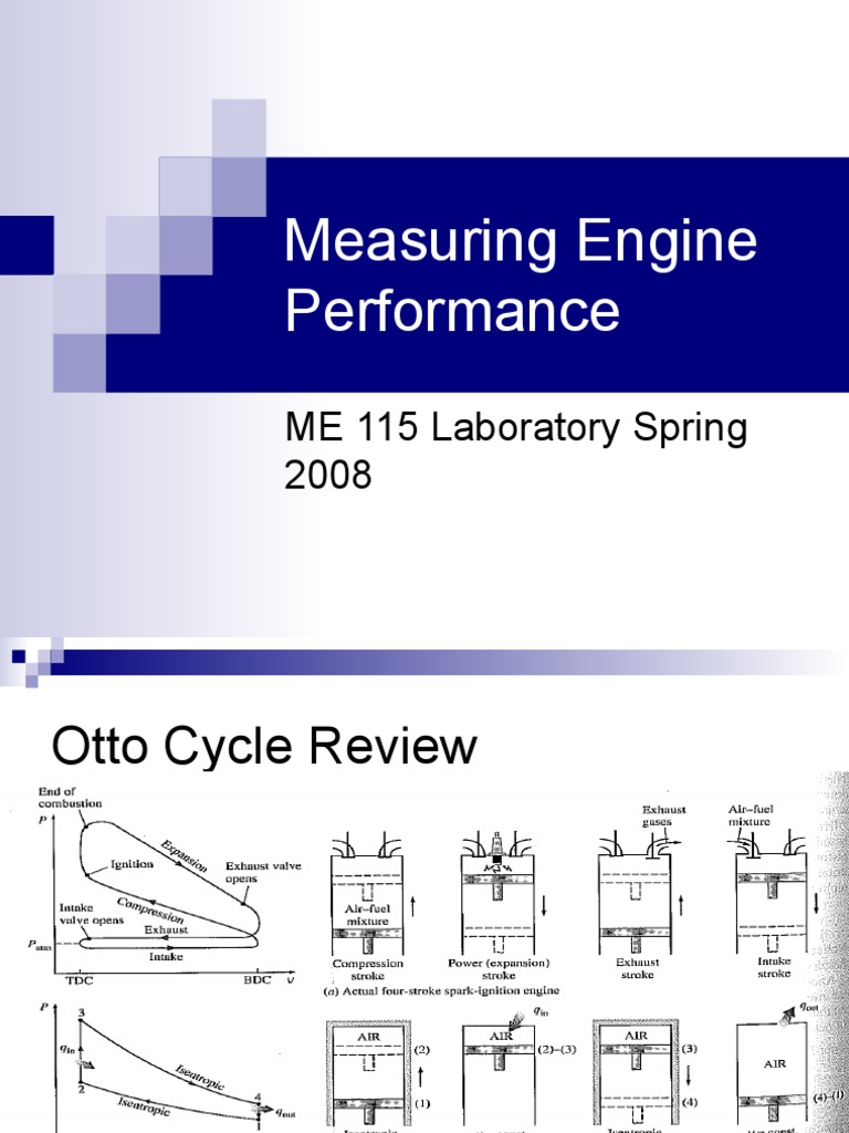 Measuring Engine Performance 2008 PDF