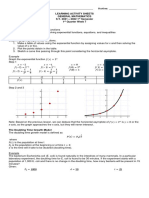 Exponential Functions and Decay Models Worksheet