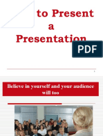 How To Present A Presentation