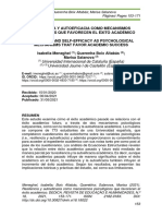 Resiliencia y autoeficacia clave para el éxito académico