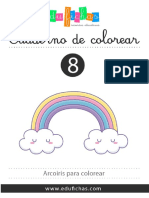COL0008 Dibujos Colorear Arcoiris Edufichas