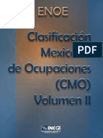 Clasificacion Mexicana de Ocupaciones