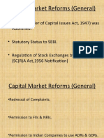 Capital Market Reforms