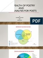 The Wealth of Poetry and SWOT Analysis For Poets Slides
