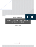 Fibeair 2500 Point To Multipoint Broadband Wireless: User Manual