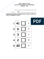 Months, Ordinal and Cardinal Numbers Quiz